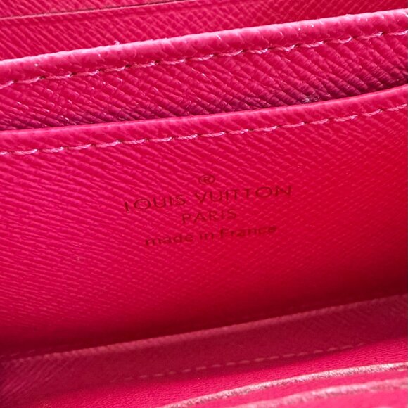 Louis Vuitton Monogram Multicolor Zippy Coin Purse Black Pink Full Set EUC - Picture 9 of 13